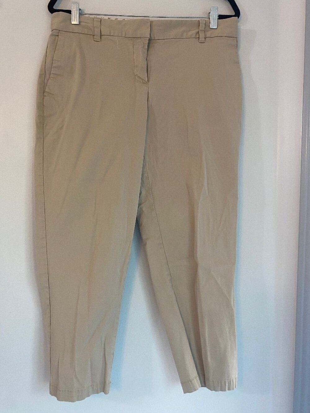 Liz Claiborne New York Khaki Cropped Chino Pants